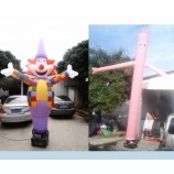 Chico encantador inflable del bailarín del aire del payaso para la venta