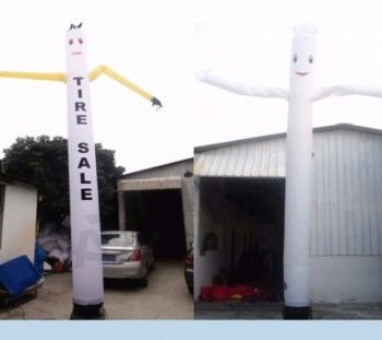 Bailarín de aire, tubo de cielo inflable para actividades de promoción de neumáticos