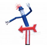 Danseur gonflable d'air chaud de vente, vente mini danse de l'air avec la flèche