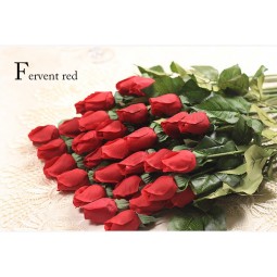 人造新鲜玫瑰花朵真正触摸玫瑰花朵家居装饰品为婚礼派对或生日