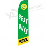 Custom Wholesale Swooper Flag on Sale 322x75 with your logo