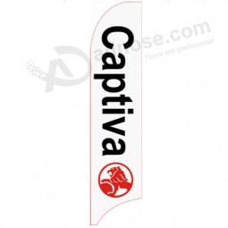 оптовые подгонянные высокие-End custom 322x75 capiva white holden swooper flag