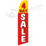 Factory wholesale Custom Printed Outdoor Swooper Flag with your logo
