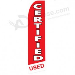 Profissional personalizado 322x75 certificado usado swooper bandeira