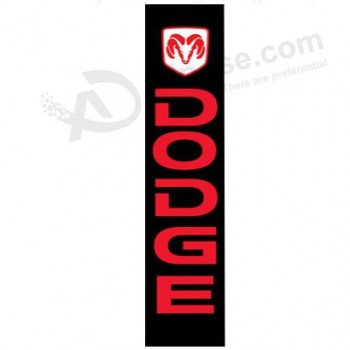 Wholesale customized Outdoor custom printing wholesale 322x75 DODGE new b swooper flags