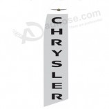 Professional Customized 322x75 chrysler new (2) swooper flag with high quality and any size