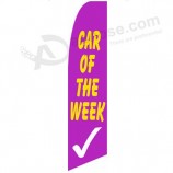 Factory wholesale custom full color printing swooper flag with your logo