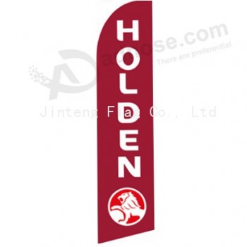Wholesale customized High-end custom 322X75 Holden 201C swooper flag with high quality and any size