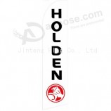 Wholesale customized High-end custom 322X75 Holden white swooper flag with high quality and any size