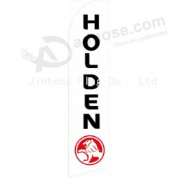 Wholesale customized High-end custom 322X75 Holden white swooper flag
