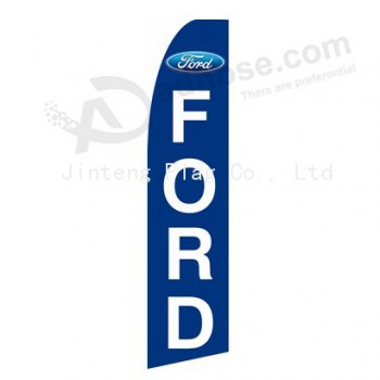 도매 주문을 받아서 만들어진 옥외 주문 printing 도매 322x75 ford (2) Swooper 플래그