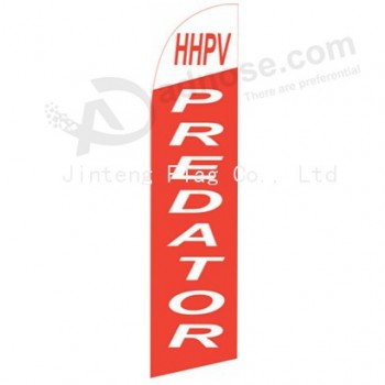 Wholesale customized High-end custom 322X75 HHPV PREDATOR Bswooper flag with high quality and any size