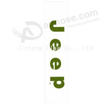 Custom printing advertising flag for jeep car with high quality and any size