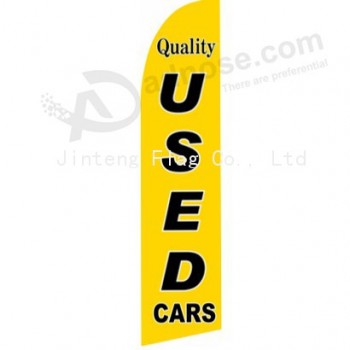 Wholesale customized Factory wholesale custom logo printed 322x75 swooper flag with high quality and any size