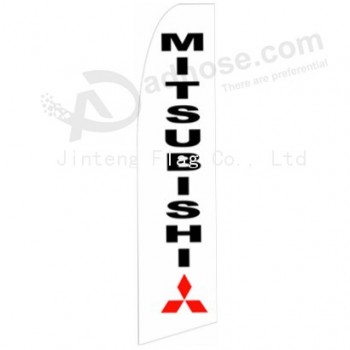 Wholesale customized High-end custom 322x75 mitsubishi (2)  swooper flag