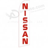 Großhandel angepasst hoch-Ende benutzerdefinierte 322 x 75 Nissan White Swooper Flaggege