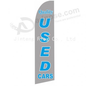 Wholesale customized Outdoor custom printing wholesale 322x75 quality swooper flags with high quality and any size