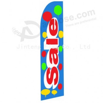 Wholesale customized logo printed 322x75 sale balloon swooper flag with high quality and any size