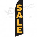 Bandera de plumas barata de buena calidad para publicidad exterior