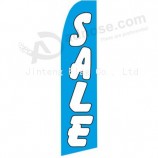 Venta al por mayor personalizada personalizada 322x75 venta bandera azul swooper