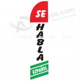 Promotional custom feather flags flying beach banner with your logo