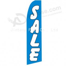 Wholesale customized Factory direct wholesale 322X75 sale light blue swooper flag with high quality and any size