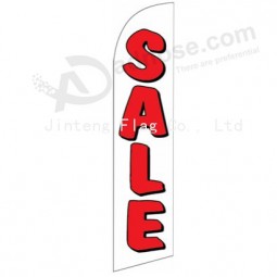 Wholesale customized Outdoor custom printing wholesale 322x75 Sale White wingtip swooper flags with high quality and any size