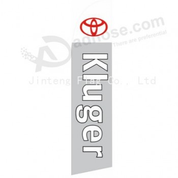 Professional custom car sale advertising feather banner with high quality and any size