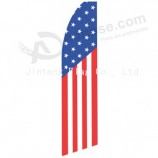 Outdoor benutzerdefinierte Druck Großhandel 322 x 75 uns Swooper Flags