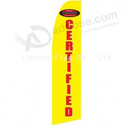 Bandera de swooper personalizado personalizado al por mayor para la venta