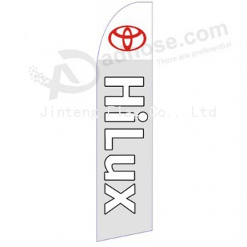 Großhandel angepasst hoch-End benutzerdefinierte 322 x 75 Toyota Hilux Swooper Flaggege