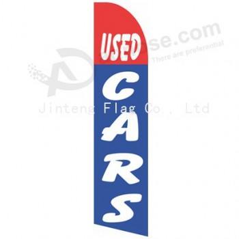 Outside advertising feather teardrop flag banner with your logo