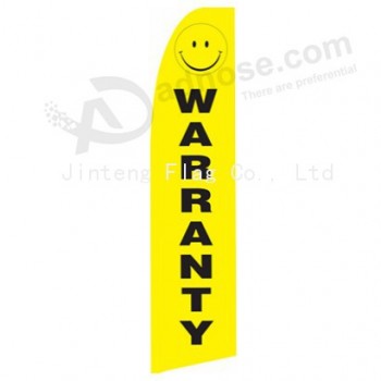 Factory direct wholesale sales 322x75 warranty gallery swooper flag with your logo
