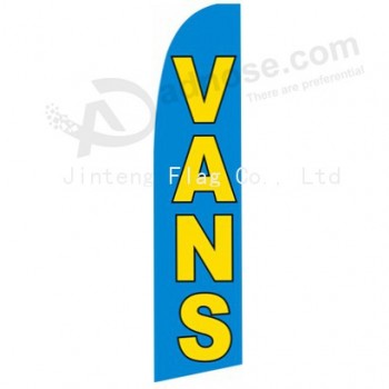 Hot selling advertising swooper flags with cross base and your logo
