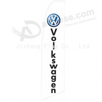 Car promotion advertising flag custom printing polyester flag with high quality and any size