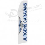 Vollfarbdruck Swooper Werbung Flagge Feder Banner