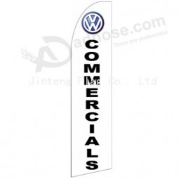 Commercial message swooper flag factory wholesale with high quality and any size
