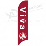 Im freien benutzerdefinierte druck großhandel 322x75 viva 201c holden swooper flags