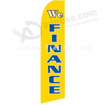 Custom promotional advertising swooper flags with your logo