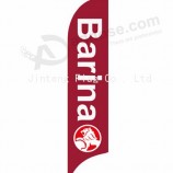 оптовое подгонянное выдвиженческое высокое качество летая флаг пера, oem радушны