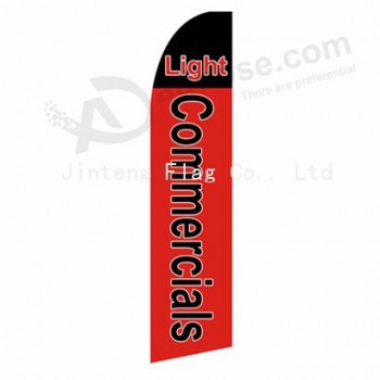 Outdoor commercial advertising feather flag banner