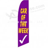 Venta al por mayor personalizada precio barato publicidad bandera de plumas para la promoción