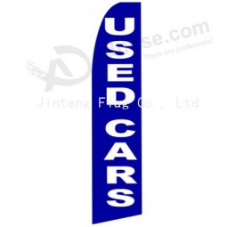 Promotionele veren swooper vlaggen decoratieve buitenvlaggen