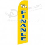 Bandera de plumas de publicidad al aire libre personalizado profesional
