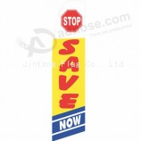 Factory wholesale custom logo printed 0150 swooper flag with your lgoo