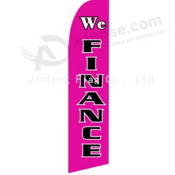 Promotional cheap advertising feather banner with custom printing with your logo