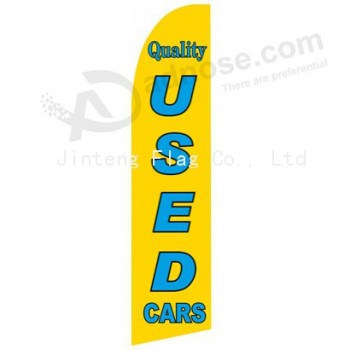 High quality adversiting flag for used car sale with your logo