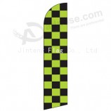 Printed flutter advertising feather beach flying banner with your logo