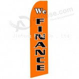 Publicidad personalizada impresión banner de plumas
