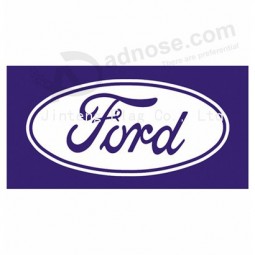 Groothandel aangepaste auto logo vlag custom vlaggen fabriek